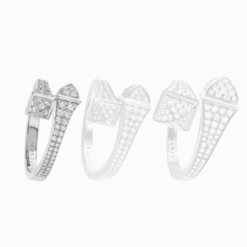 Cleo Full Diamond Slim Ring