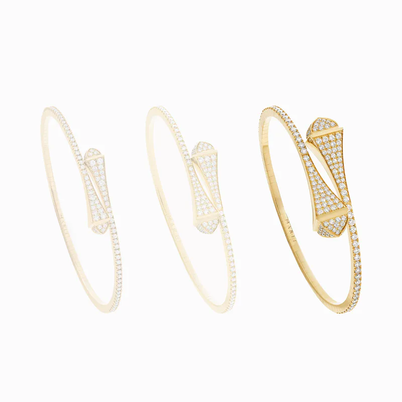 Cleo Full Diamond Slip-On Bracelet