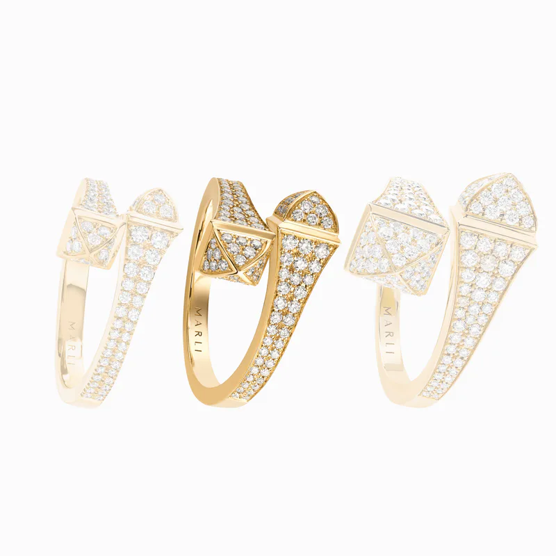 Cleo Full Diamond Midi Slim Ring