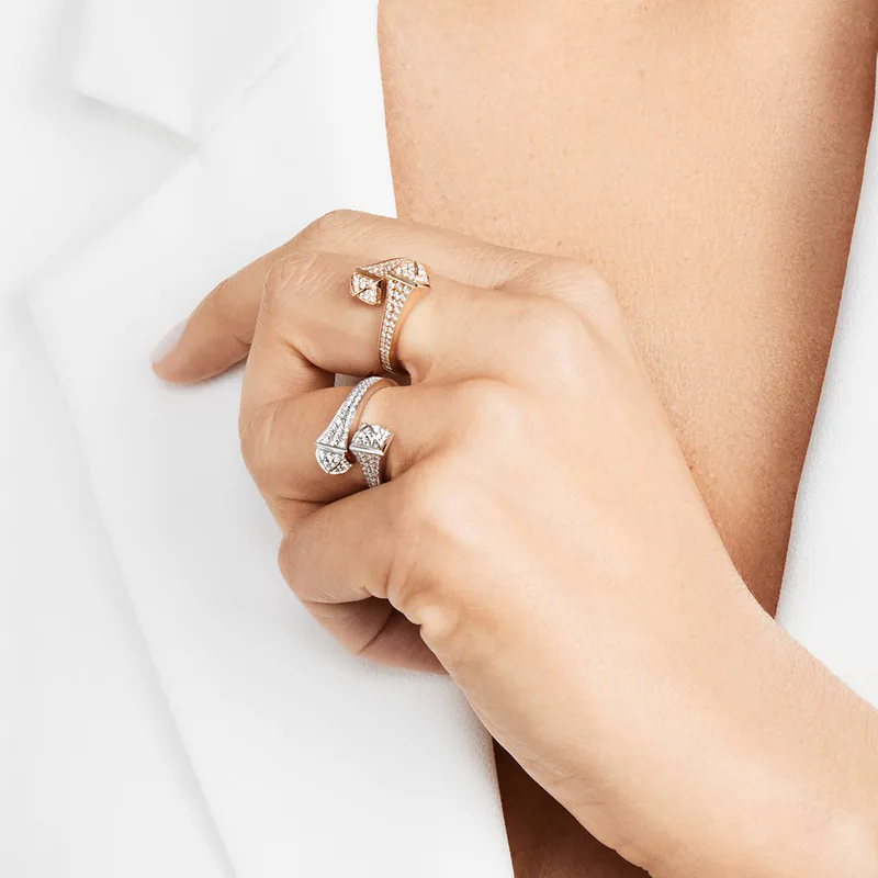 Cleo Full Diamond Midi Slim Ring