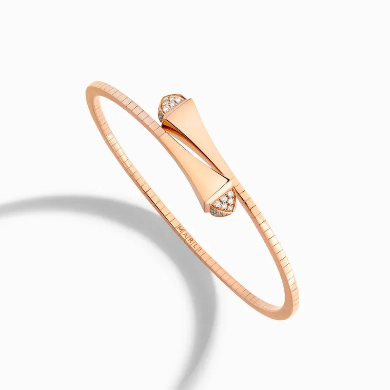 Cleo Midi Gold Bracelet with Diamonds