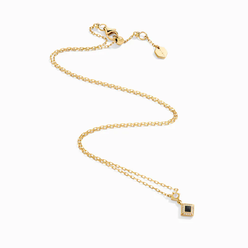 Cleo Lotus Pavé Pendant Necklace
