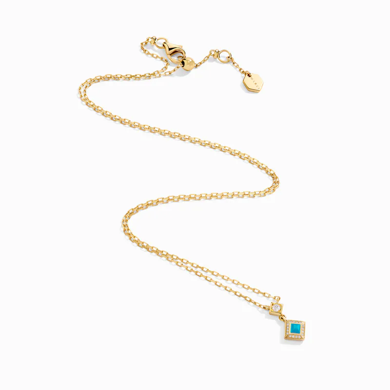 Cleo Lotus Pavé Pendant Necklace