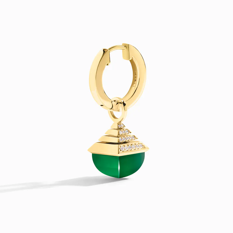 Cleo Rev Midi Diamond Drop Earrings