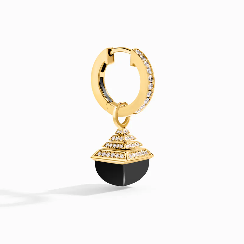 Cleo Rev Midi Diamond Drop Earrings
