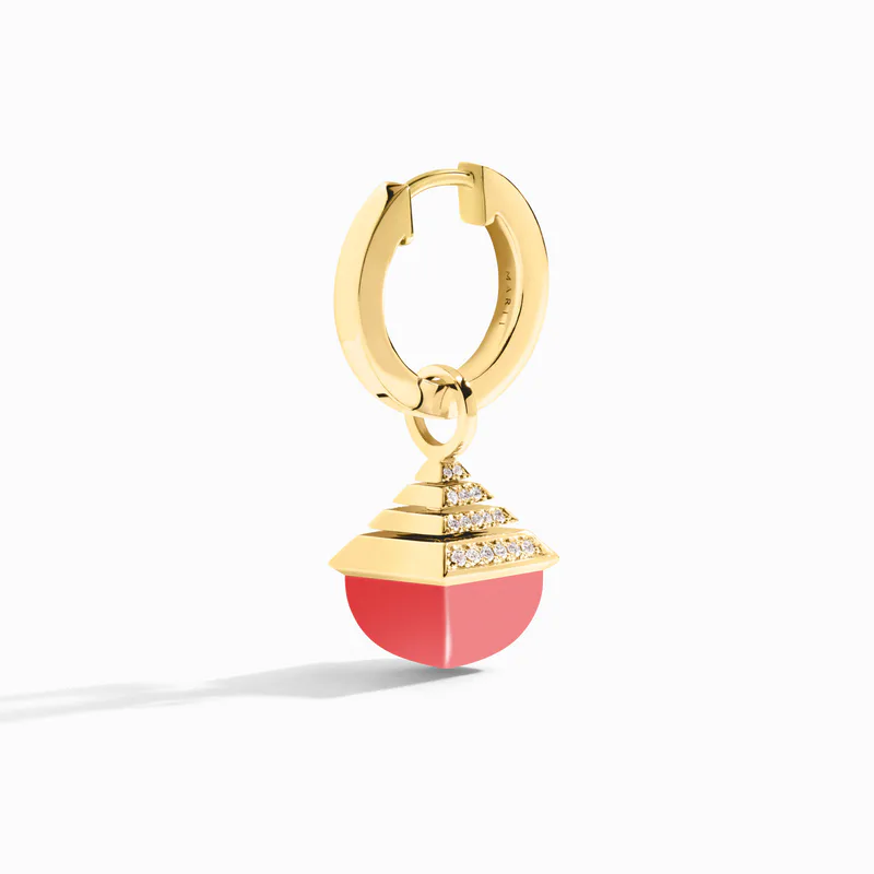 Cleo Rev Midi Diamond Drop Earrings