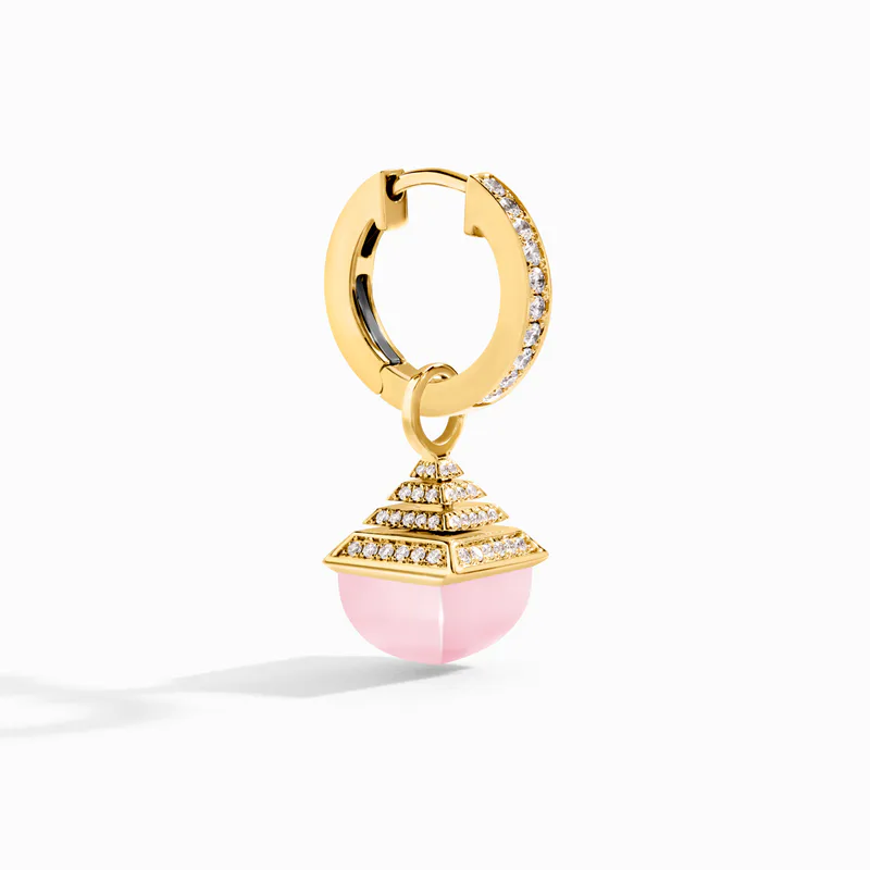 Cleo Rev Midi Diamond Drop Earrings