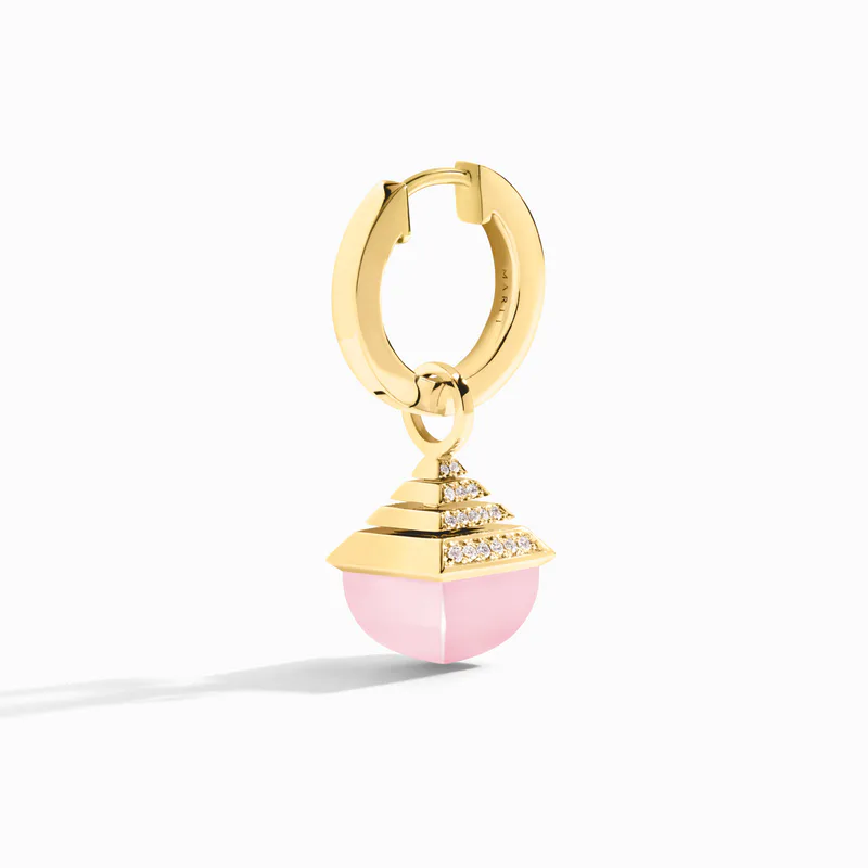 Cleo Rev Midi Diamond Drop Earrings