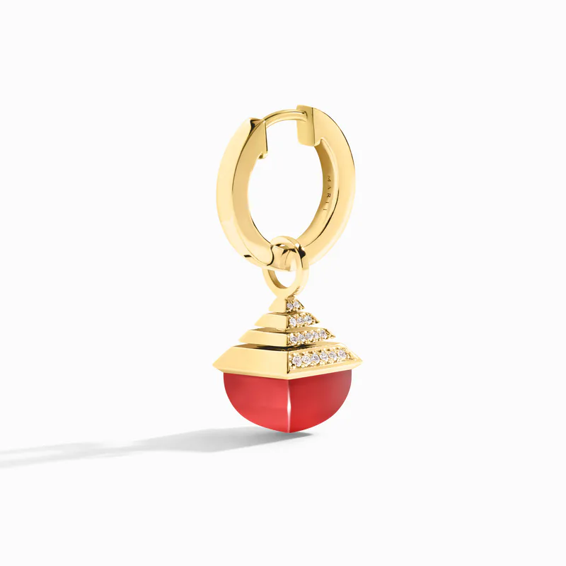 Cleo Rev Midi Diamond Drop Earrings