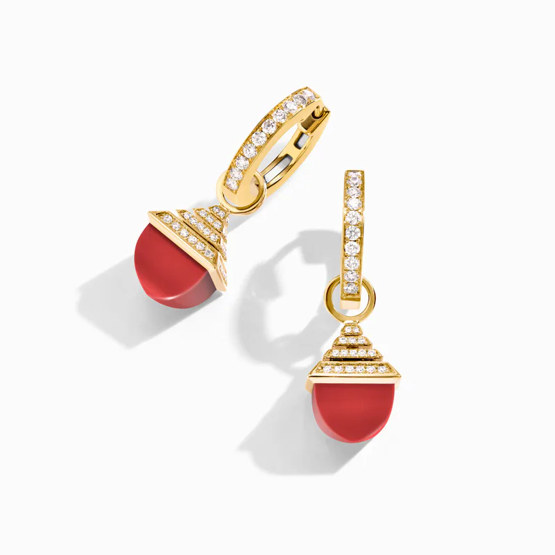 Cleo Rev Midi Diamond Drop Earrings