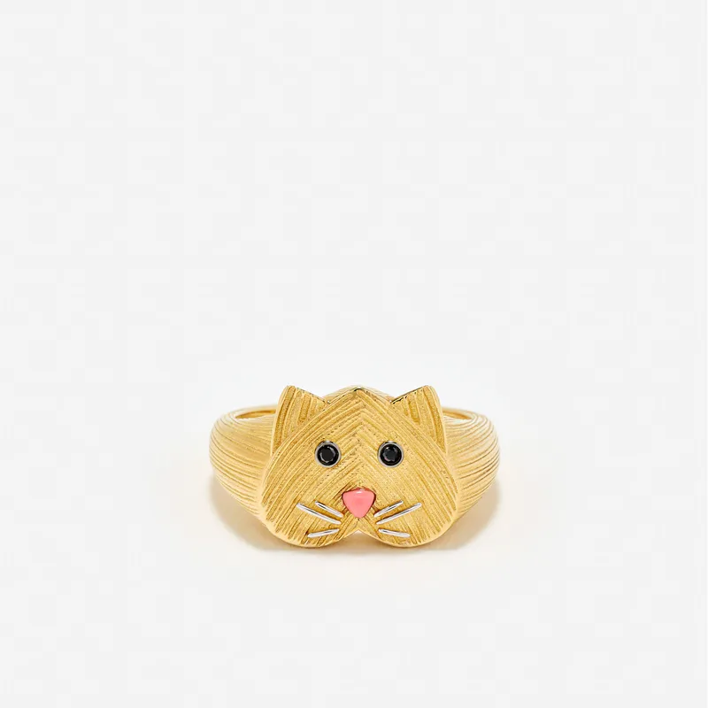 MINI CHEVALIÈRE CHATON OR JAUNE