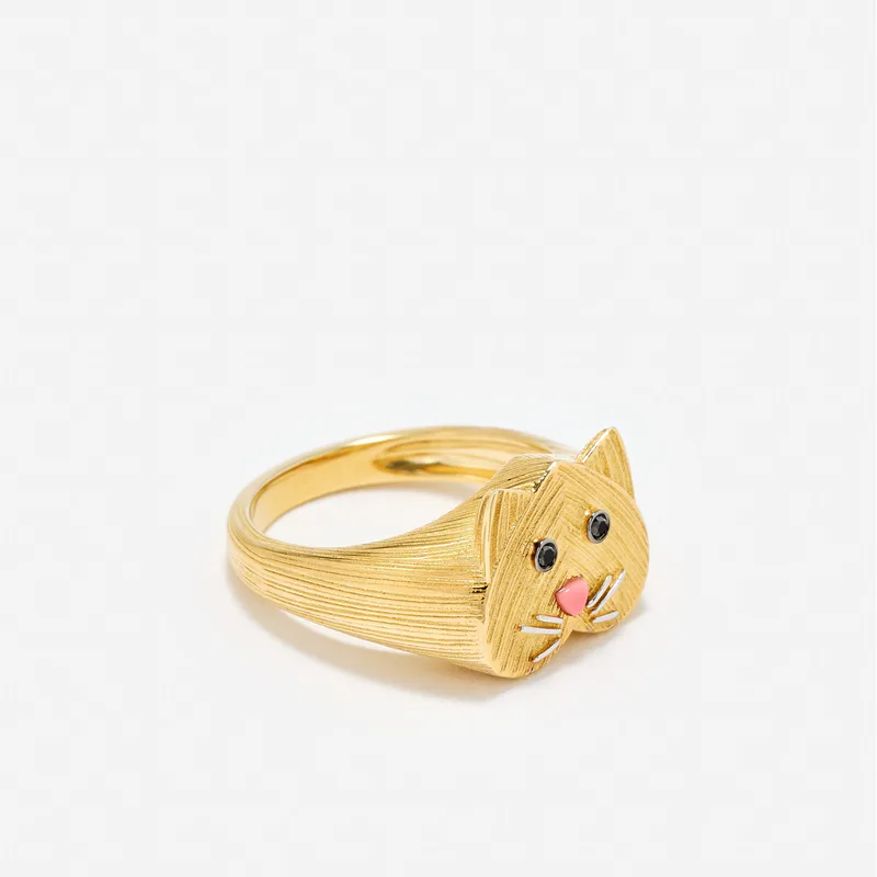 MINI CHEVALIÈRE CHATON OR JAUNE