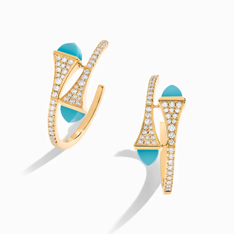 Cleo Diamond Small Hoop Earrings