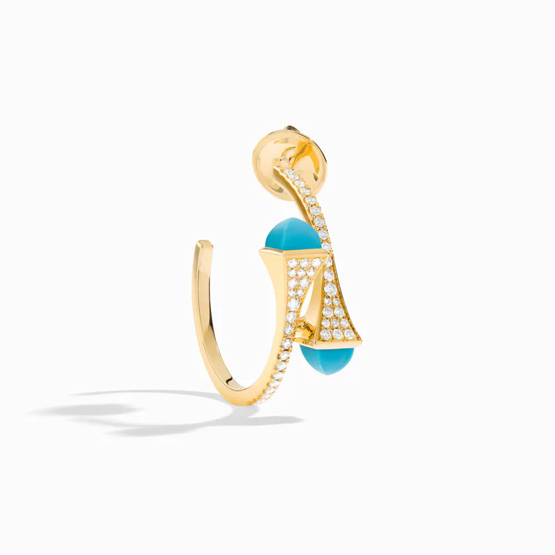 Cleo Diamond Small Hoop Earrings
