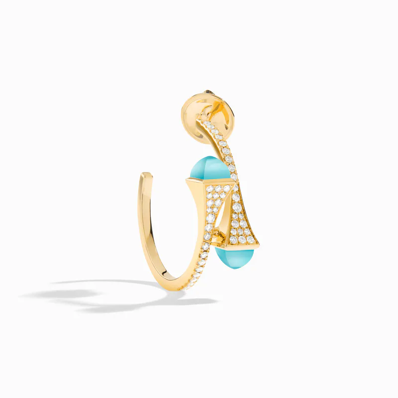 Cleo Diamond Small Hoop Earrings