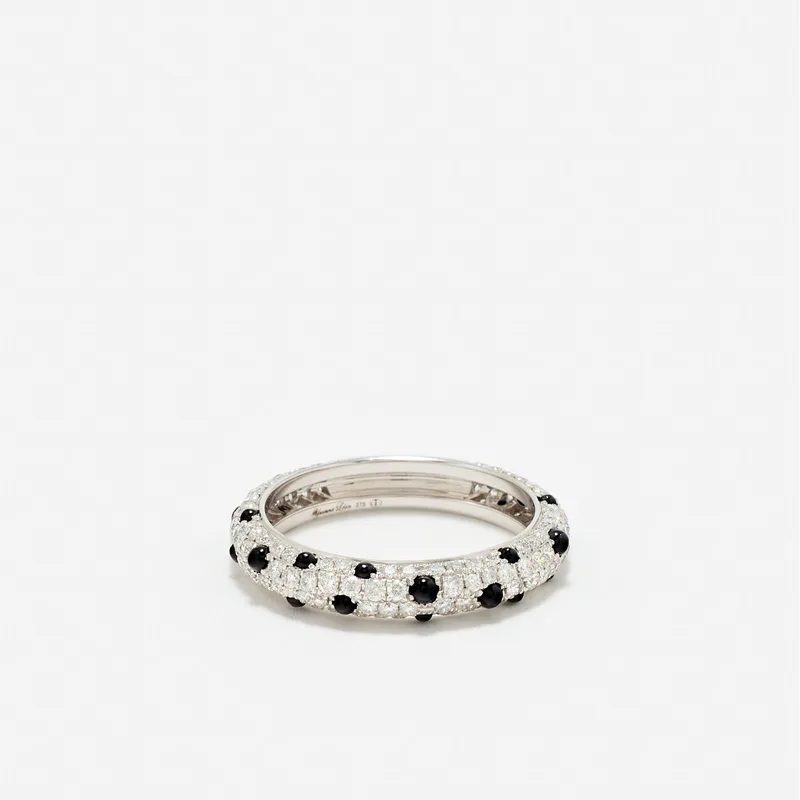 ALLIANCE DALMATIEN DIAMANTS OR BLANC