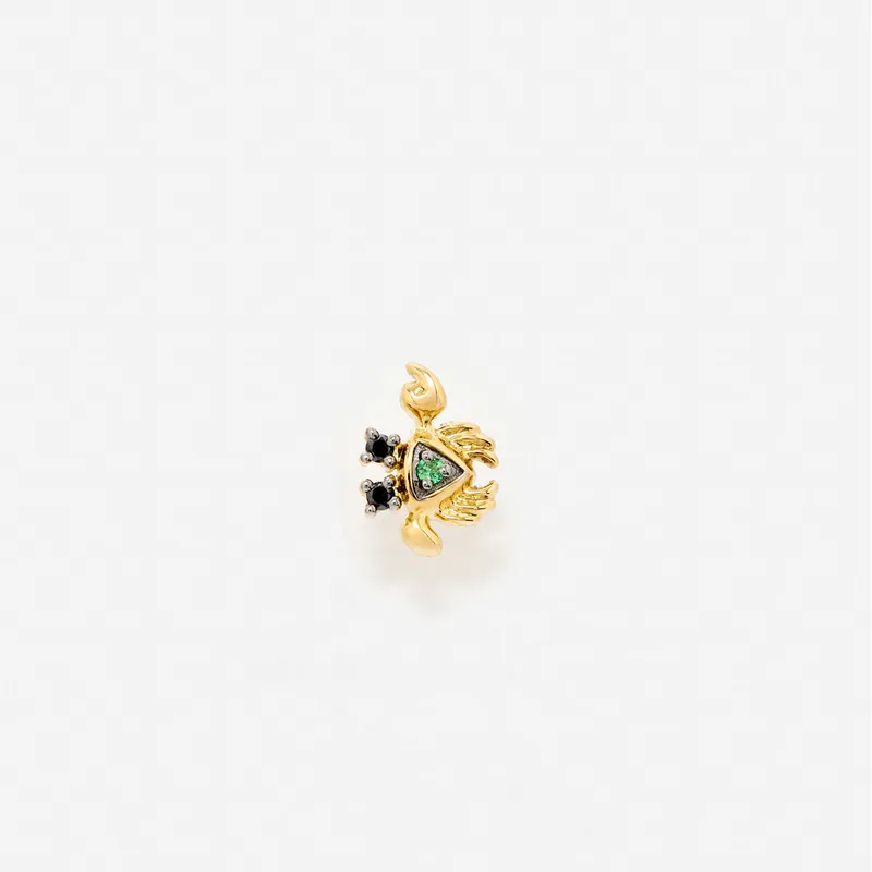 NANO PUCE CRABE OR JAUNE