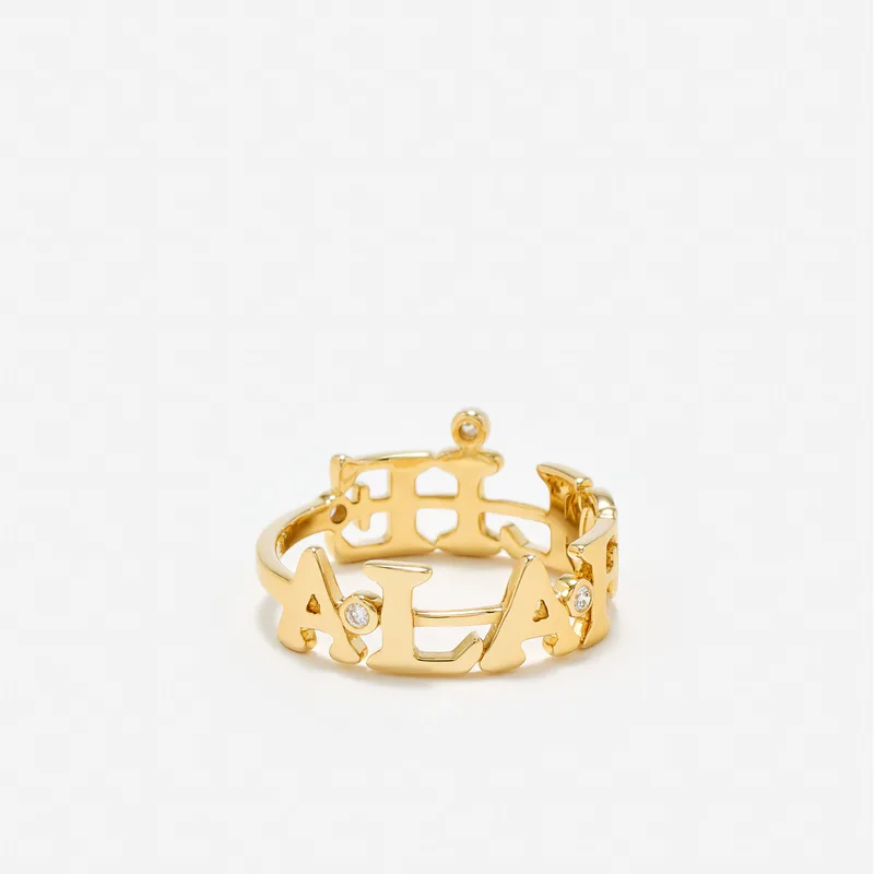 BAGUE À LA FOLIE OR JAUNE