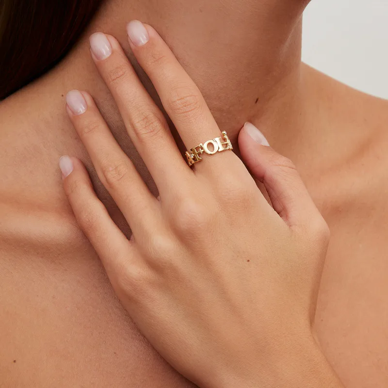 BAGUE À LA FOLIE OR JAUNE