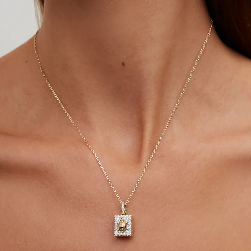 NANO PUCE TORTUE OR JAUNE