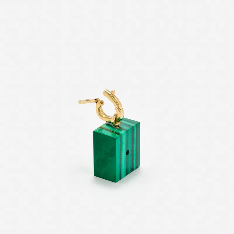 LE CUBO MALACHITE OR JAUNE