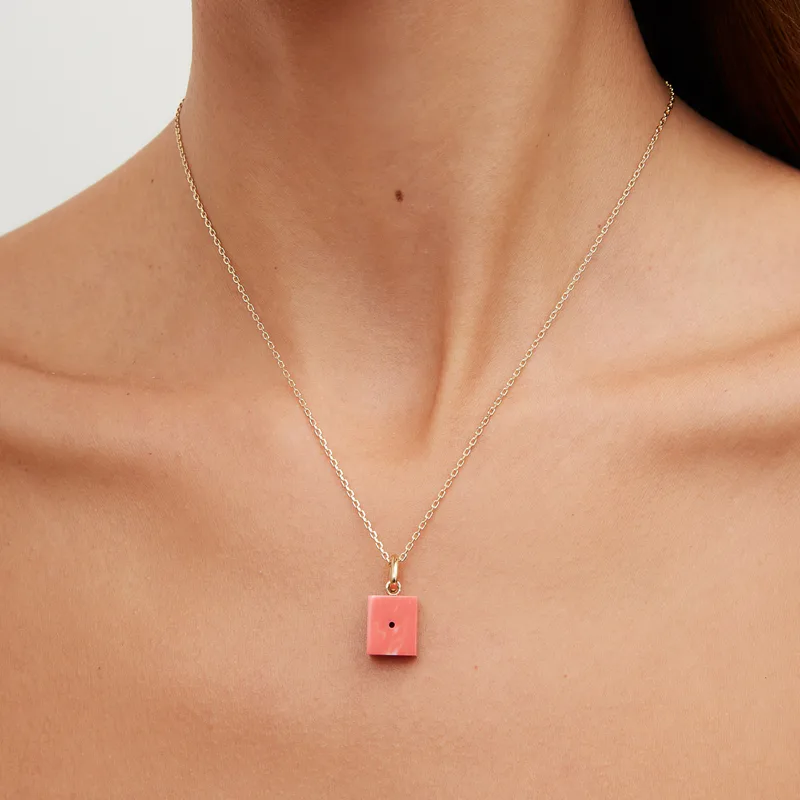 LE CUBO CORAIL OR JAUNE