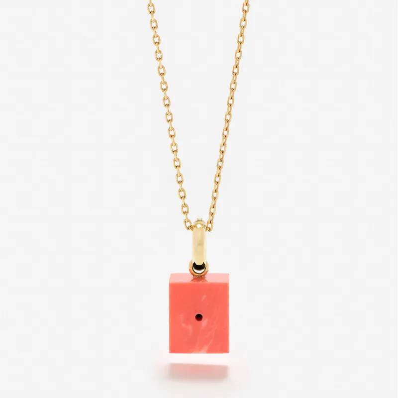 LE CUBO CORAIL OR JAUNE