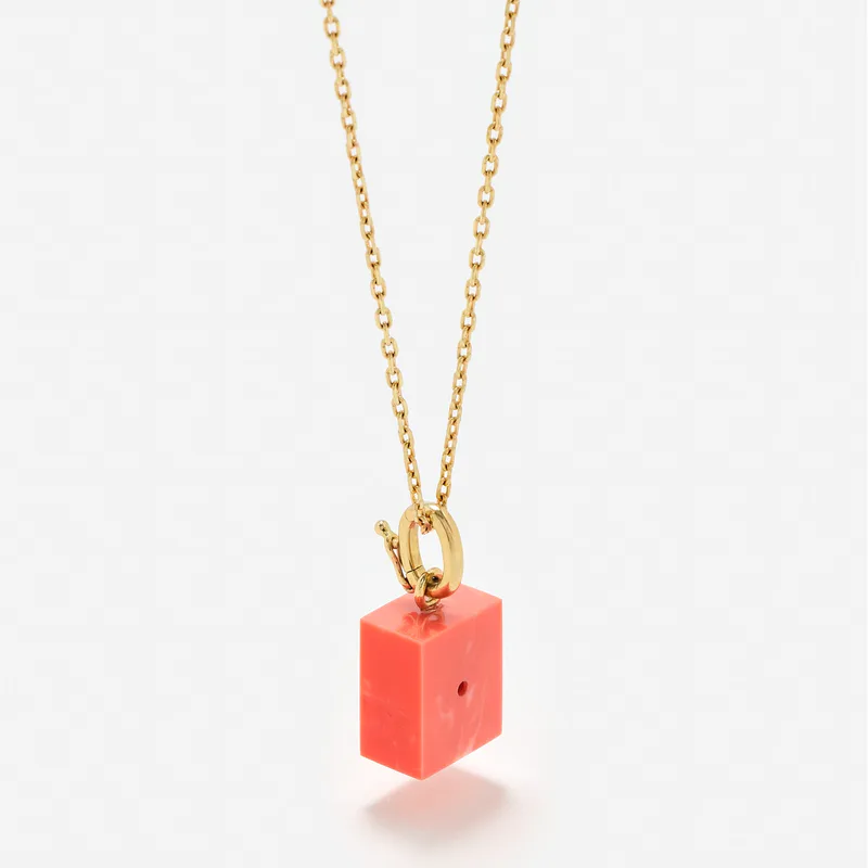 LE CUBO CORAIL OR JAUNE