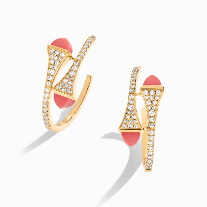Cleo Diamond Small Hoop Earrings