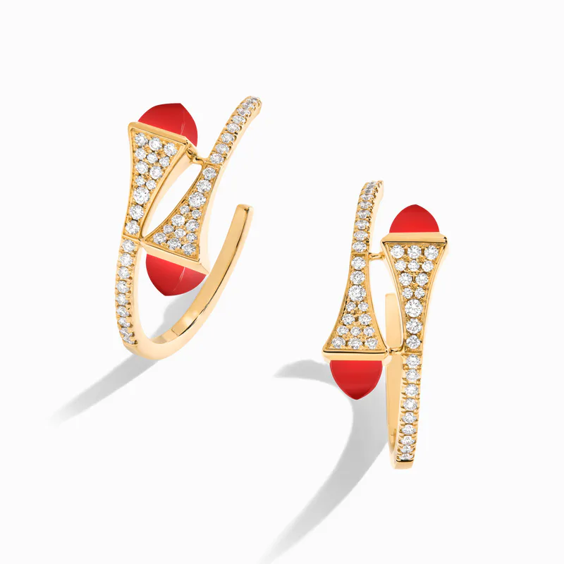 Cleo Diamond Small Hoop Earrings