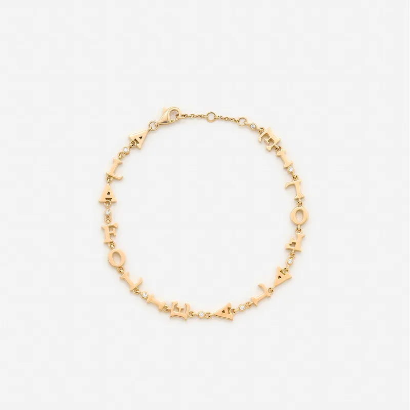 BRACELET À LA FOLIE OR JAUNE