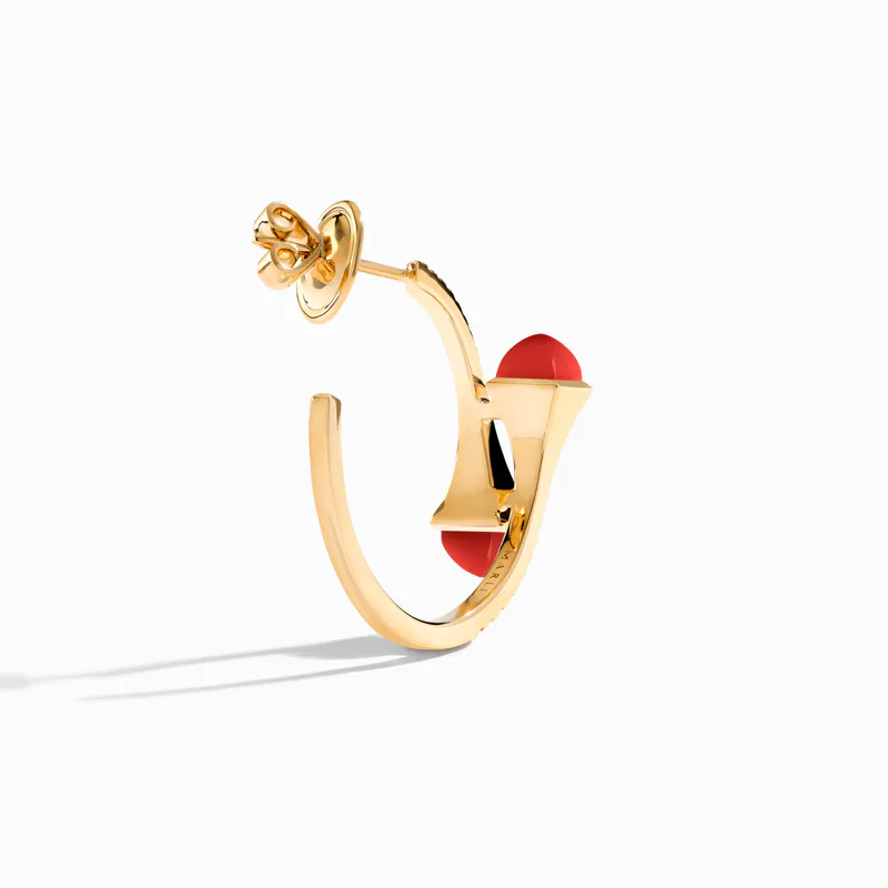 Cleo Diamond Small Hoop Earrings