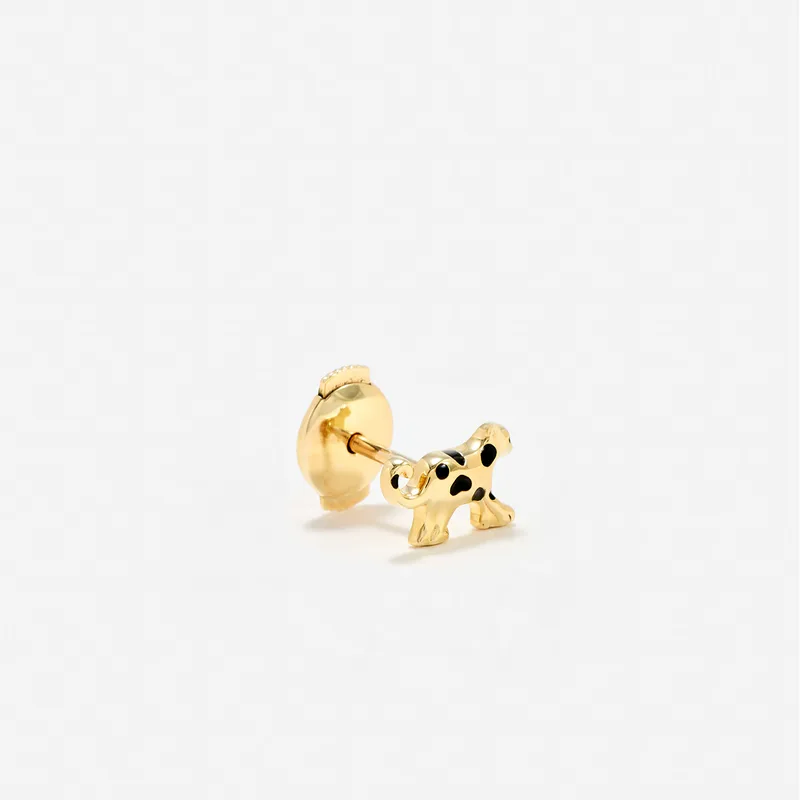 NANO PUCE LÉOPARD OR JAUNE