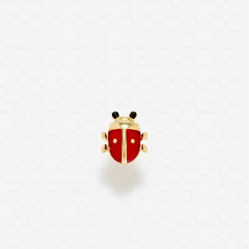 NANO PUCE COCCINELLE OR JAUNE