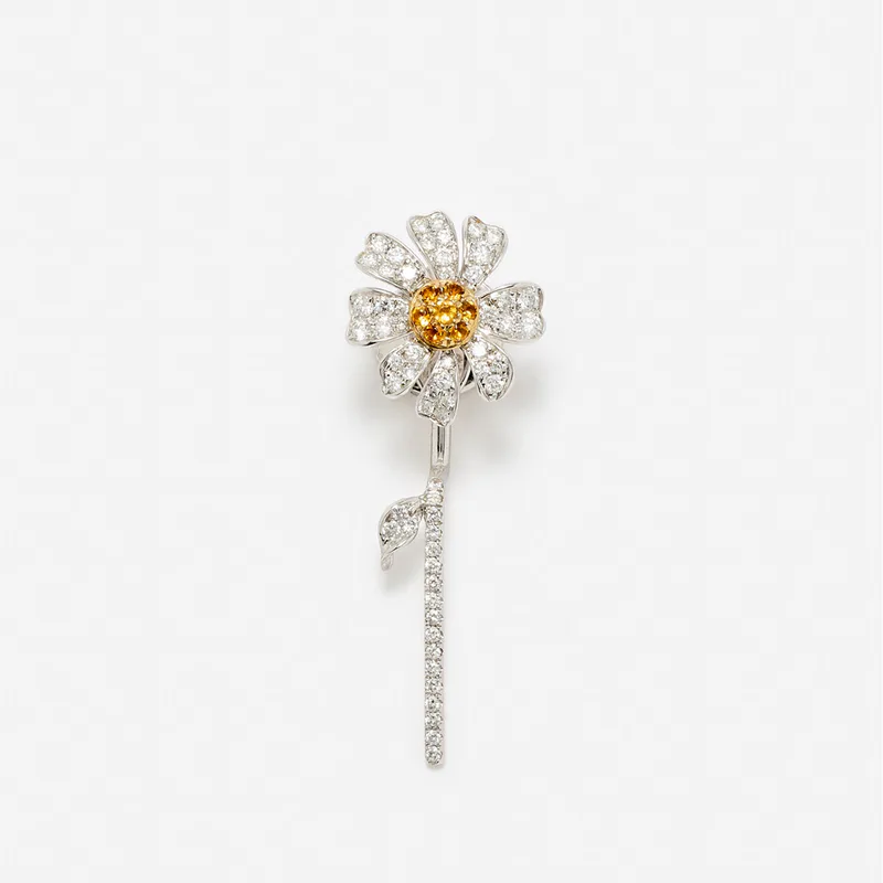 PUCE & DESSOUS MARGUERITE OR BLANC