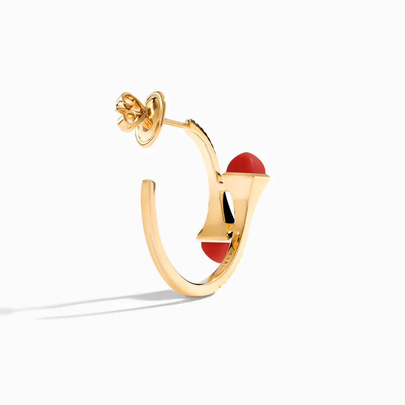 Cleo Diamond Small Hoop Earrings