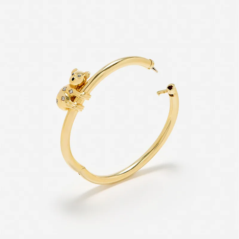 BRACELET JONC KOALA GOLD OR JAUNE