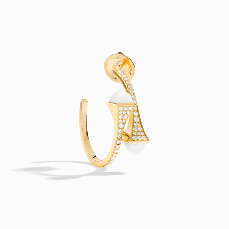 Cleo Diamond Small Hoop Earrings