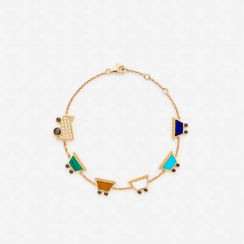 BRACELET VROUM VROUM OR JAUNE