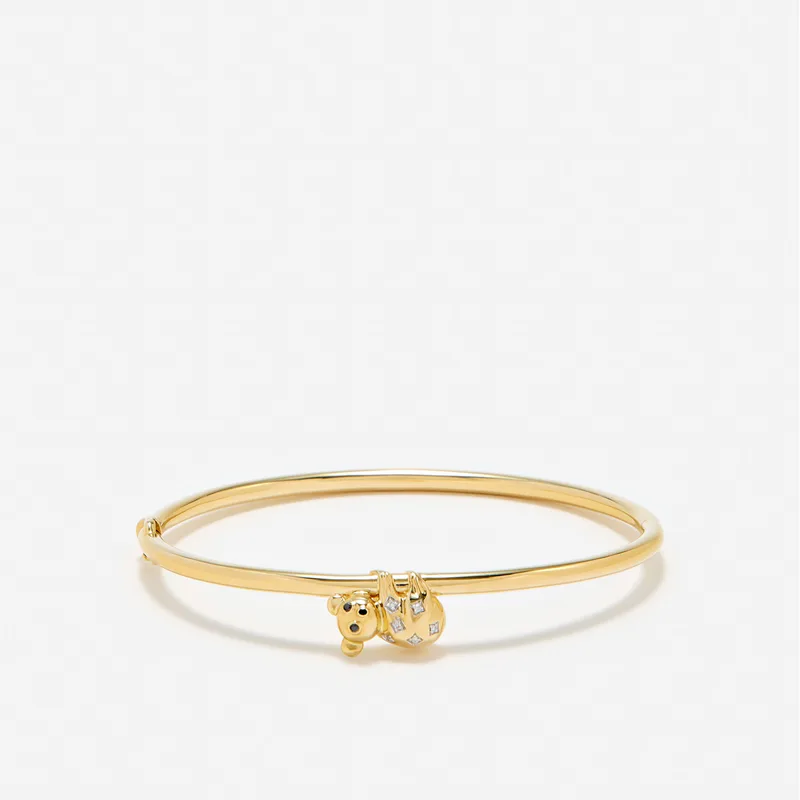 MINI BRACELET JONC KOALA GOLD OR JAUNE