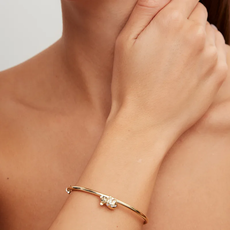 MINI BRACELET JONC KOALA GOLD OR JAUNE