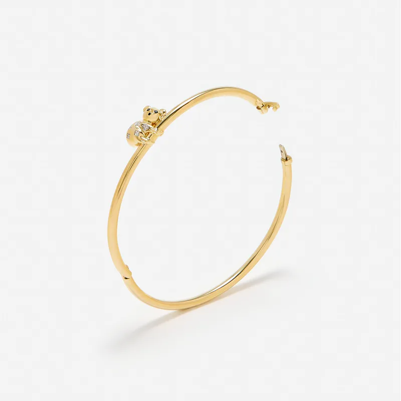 MINI BRACELET JONC KOALA GOLD OR JAUNE