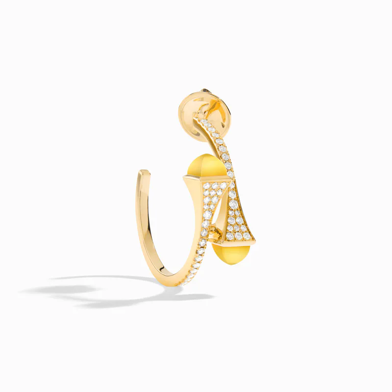Cleo Diamond Small Hoop Earrings