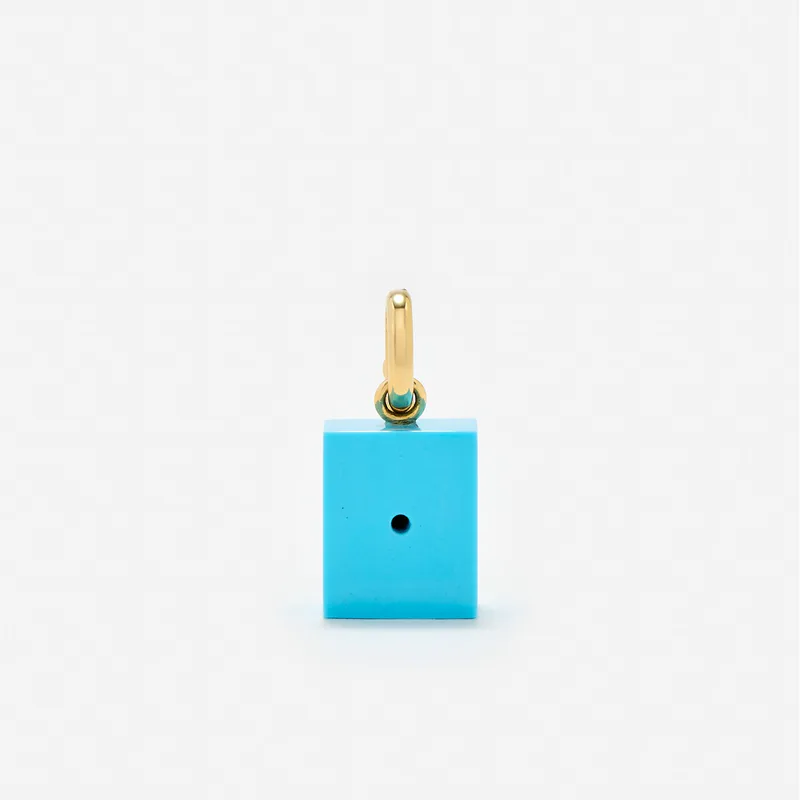 LE CUBO TURQUOISE OR JAUNE