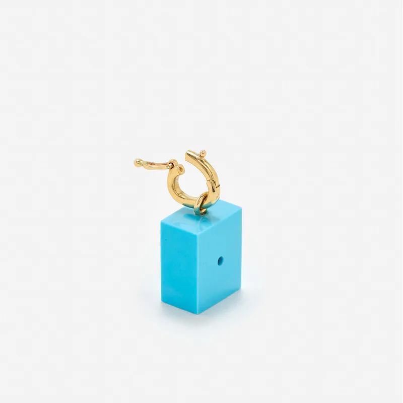LE CUBO TURQUOISE OR JAUNE