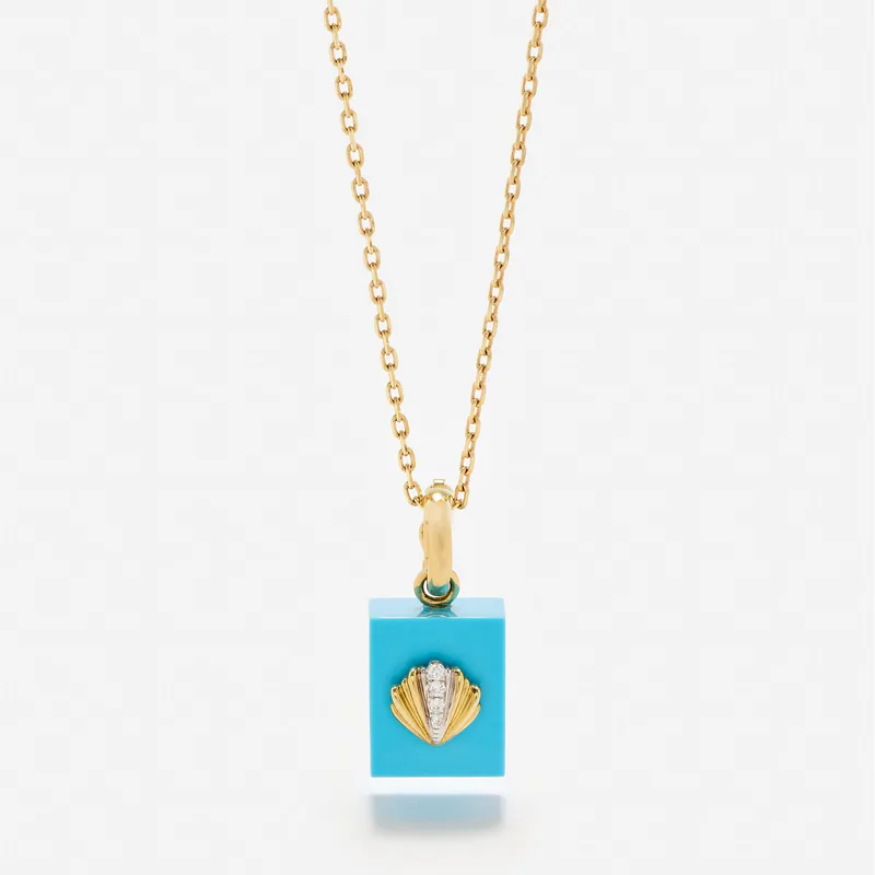 LE CUBO TURQUOISE OR JAUNE