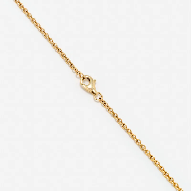 COLLIER BROCHE VASE BERLINGOT OR JAUNE