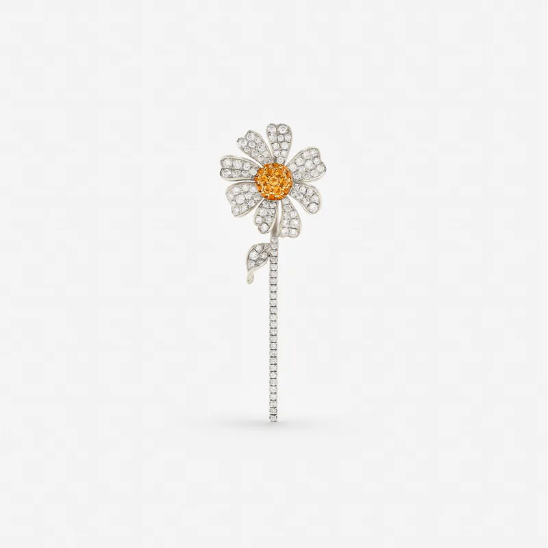 FLEUR DE CENTRE DAISY OR BLANC