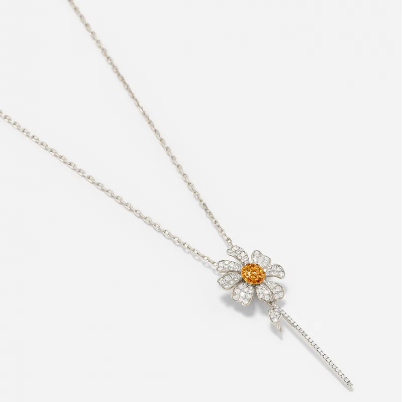 FLEUR DE CENTRE DAISY OR BLANC