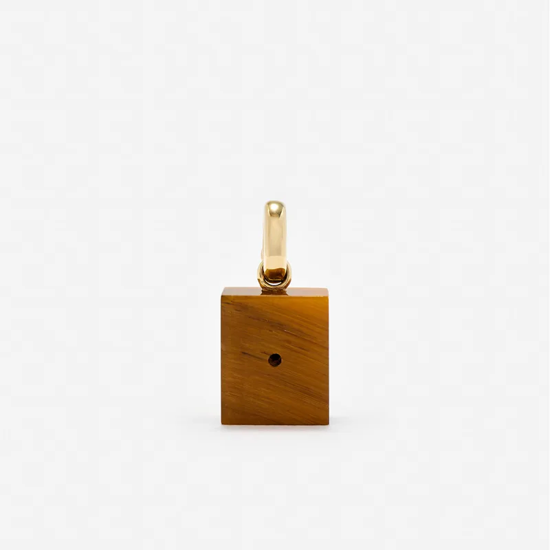 LE CUBO OEIL DE TIGRE OR JAUNE